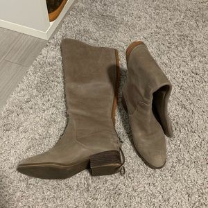 Lucky Brand Size 7.5 Riding Boots Leather